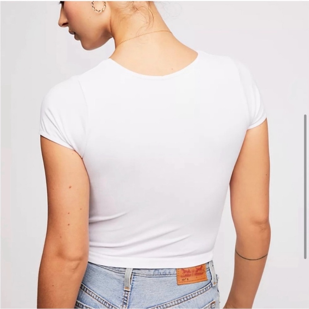 FREE PEOPLE Intimately Cap Sleeve Seamless Cami Tee XS/S - Picture 10 of 10